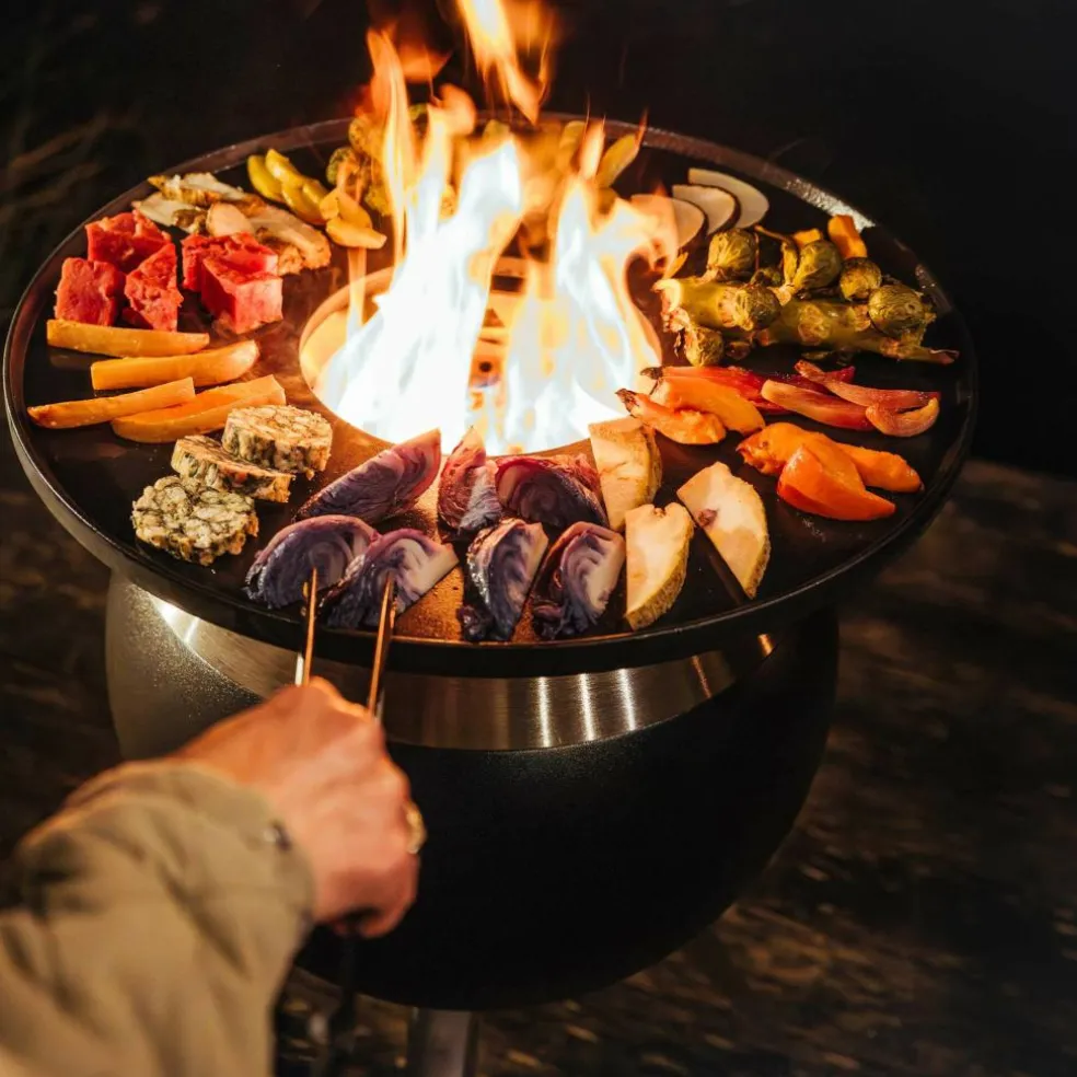 Moon 45 Plancha-Grillset hoch