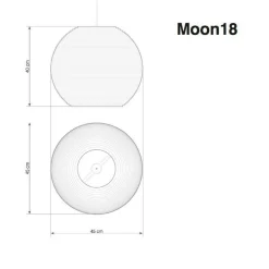 Moon Pendelleuchte blond