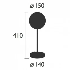 Mooon! LED Tischleuchte mit Akku