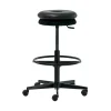 Mr. Round Drehhocker hoch höhenverstellbar Leder