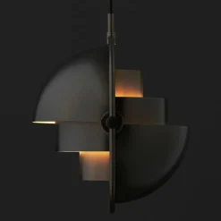 Multi-Lite Pendelleuchte Ø25,5cm Gestell Messing schwarz