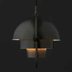 Multi-Lite Pendelleuchte Ø25,5cm Gestell Messing schwarz