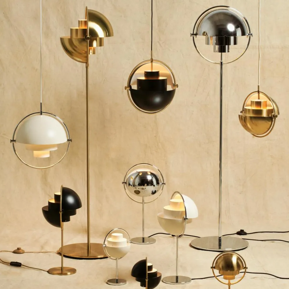 Multi-Lite Pendelleuchte Ø36cm Gestell Messing