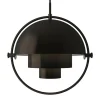 Multi-Lite Pendelleuchte Ø36cm Gestell Messing schwarz