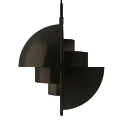 Multi-Lite Pendelleuchte Ø36cm Gestell Messing schwarz