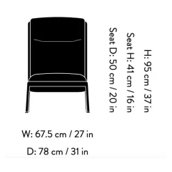 Muno LN17 Lounge Chair Leder