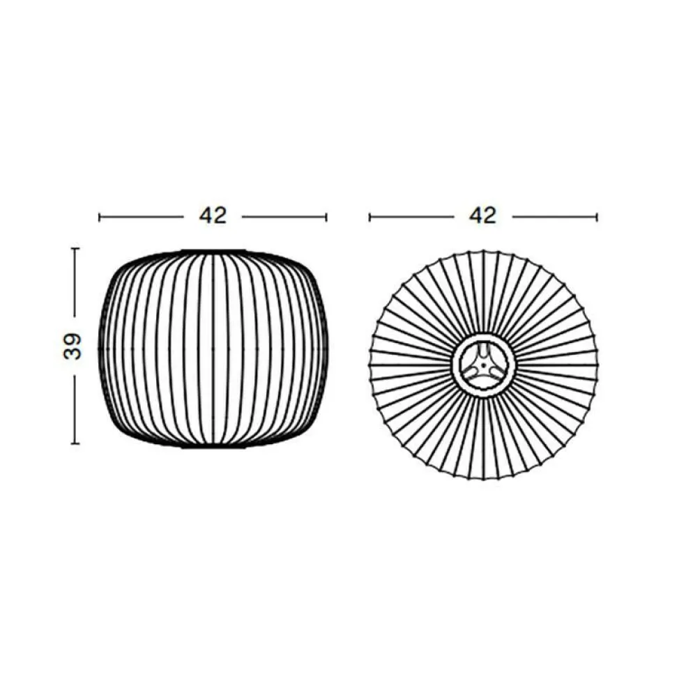 Nelson Roll Bubble Pendelleuchte M
