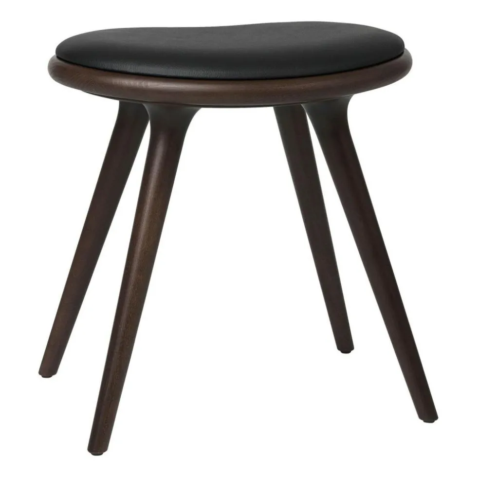 Niedriger Hocker Gestell Buche H 47cm