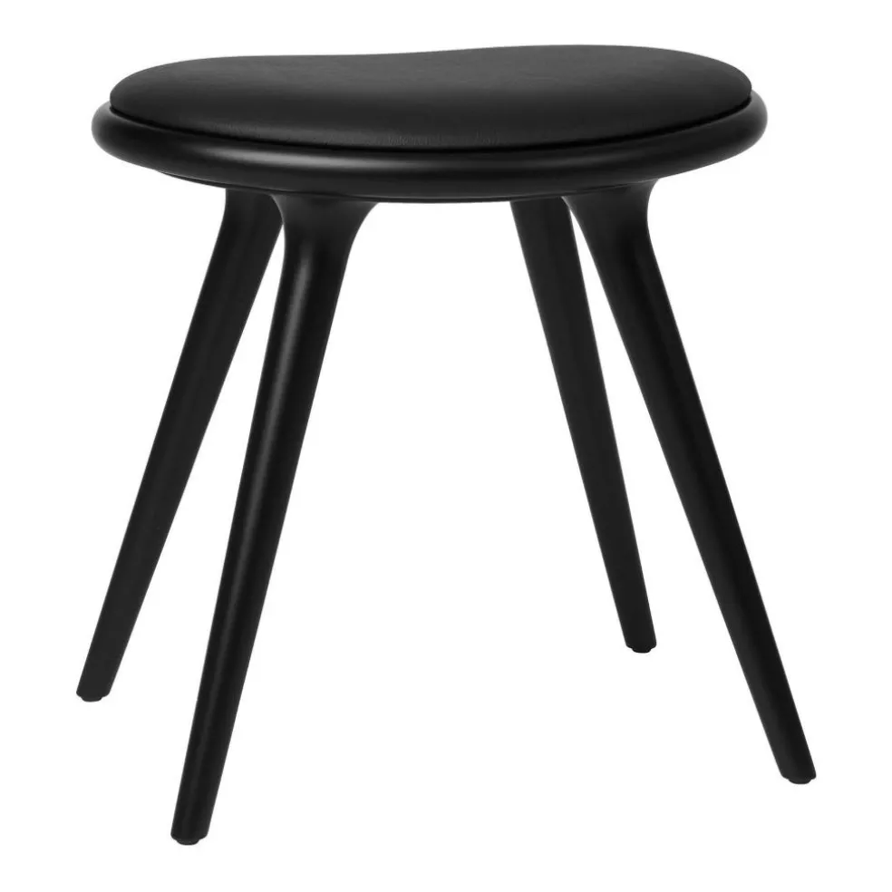 Niedriger Hocker Gestell Buche H 47cm