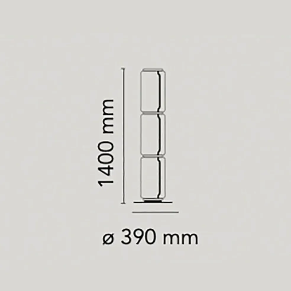 Noctambule Low Cylinders Small Base LED Stehleuchte
