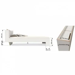 Nook Doppelbett 160x200cm