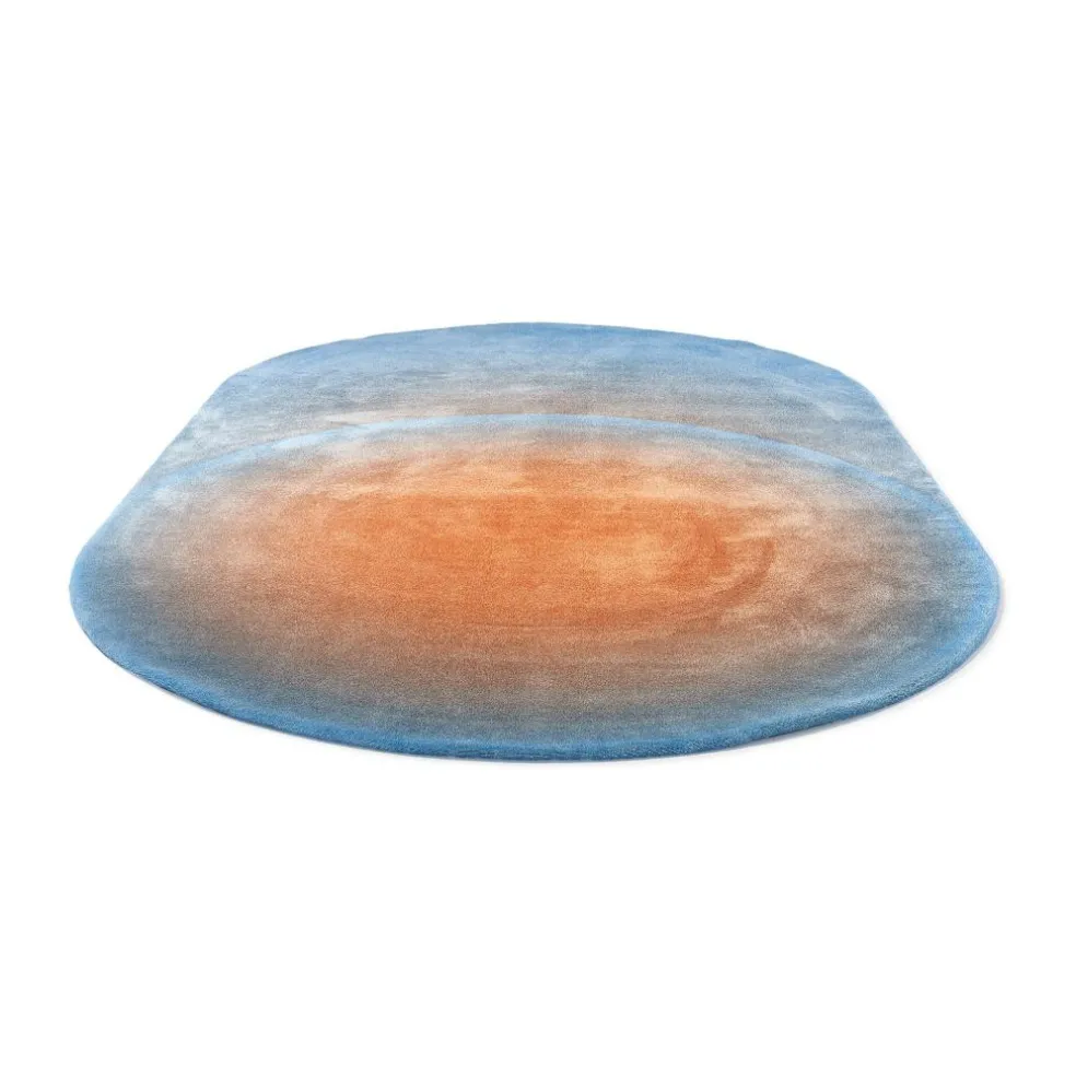 Optical Teppich Oval