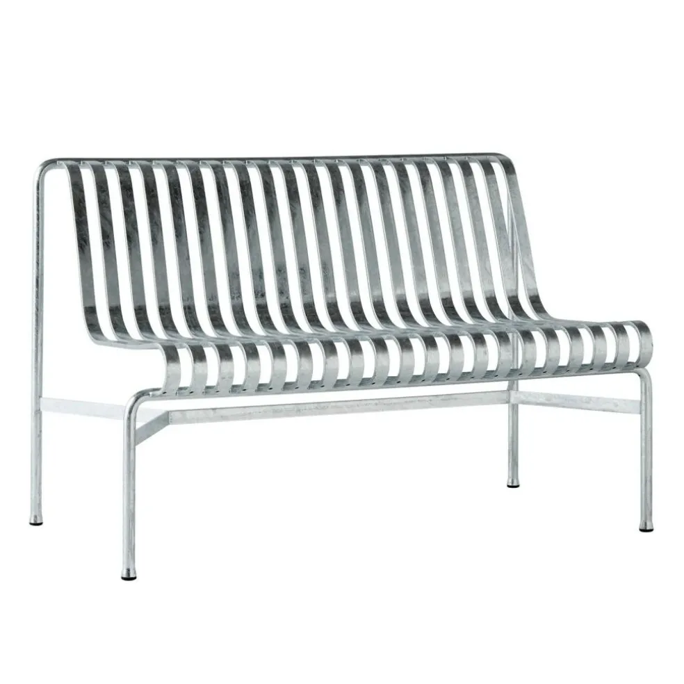 Palissade Dining Bench ohne Armlehne Feuerverzinkt