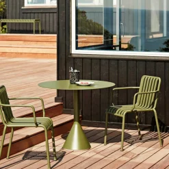 Palissade Garten-Armlehnstuhl 4er Set