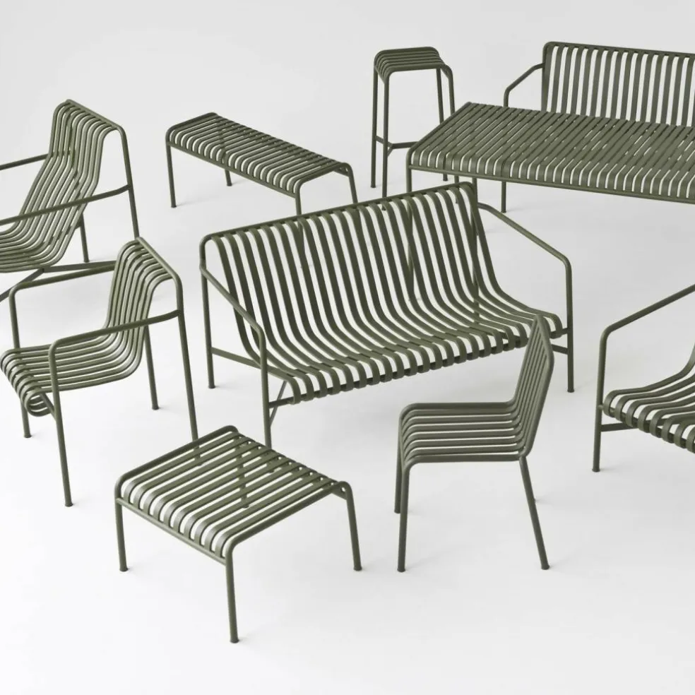 Palissade Gartenset Lounge Sofa + Ottoman