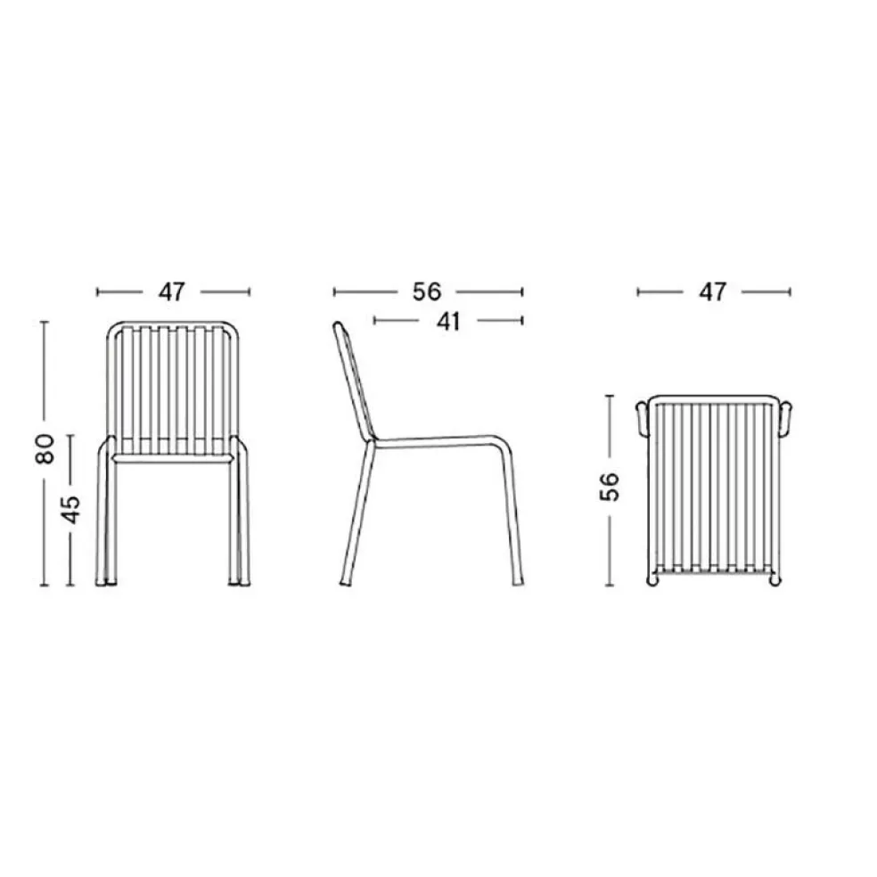 Palissade Gartenstuhl 4er Set