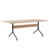 Pavilion AV19 Esstisch 90x200cm Gestell schwarz