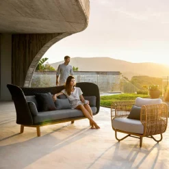 Peacock Wing 3-Sitzer Outdoor Lounge Sofa