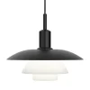 PH 5/5 LED Pendelleuchte Opalglas und Metall