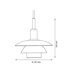 PH 3/3 Pendelleuchte Metall