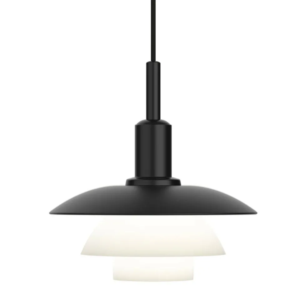 PH 3/3 Pendelleuchte Opalglas und Metall