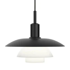 PH 5/5 Pendelleuchte Opalglas und Metall