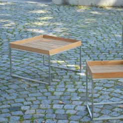 Pizzo 60 Teakholz Garten-Beistelltisch