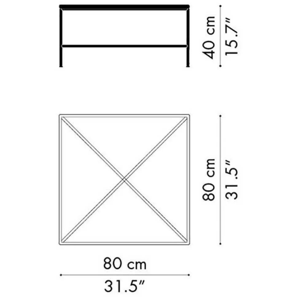Planner™ MC320 Couchtisch quadratisch