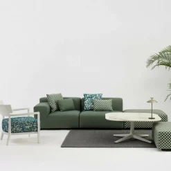 Plastics 3-Sitzer Gartensofa 264x88cm
