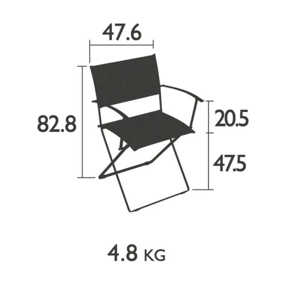 Plein Air Garten-Armlehnstuhl klappbar