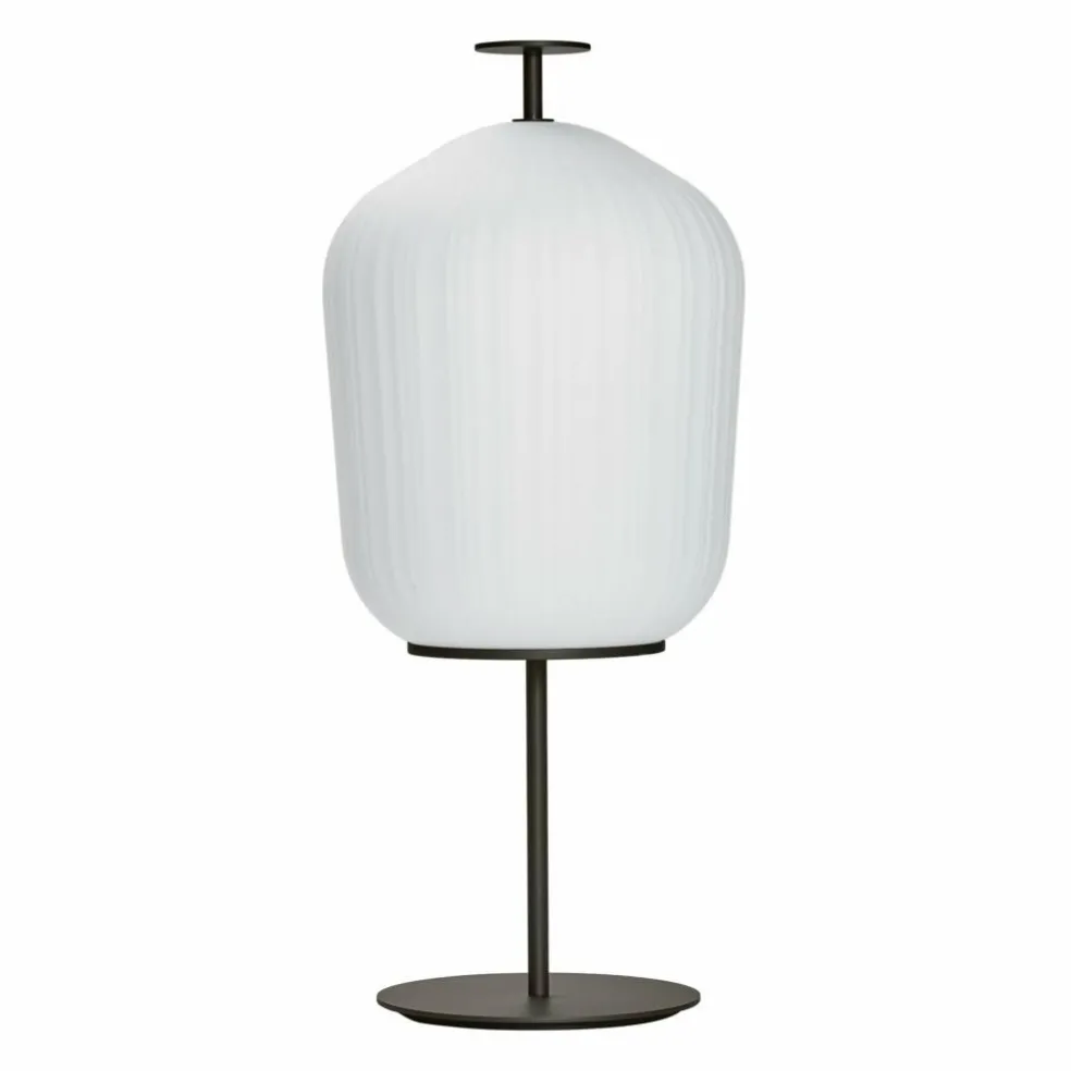 Plissée LED Stehleuchte
