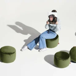 Point Pouf/Hocker Samt