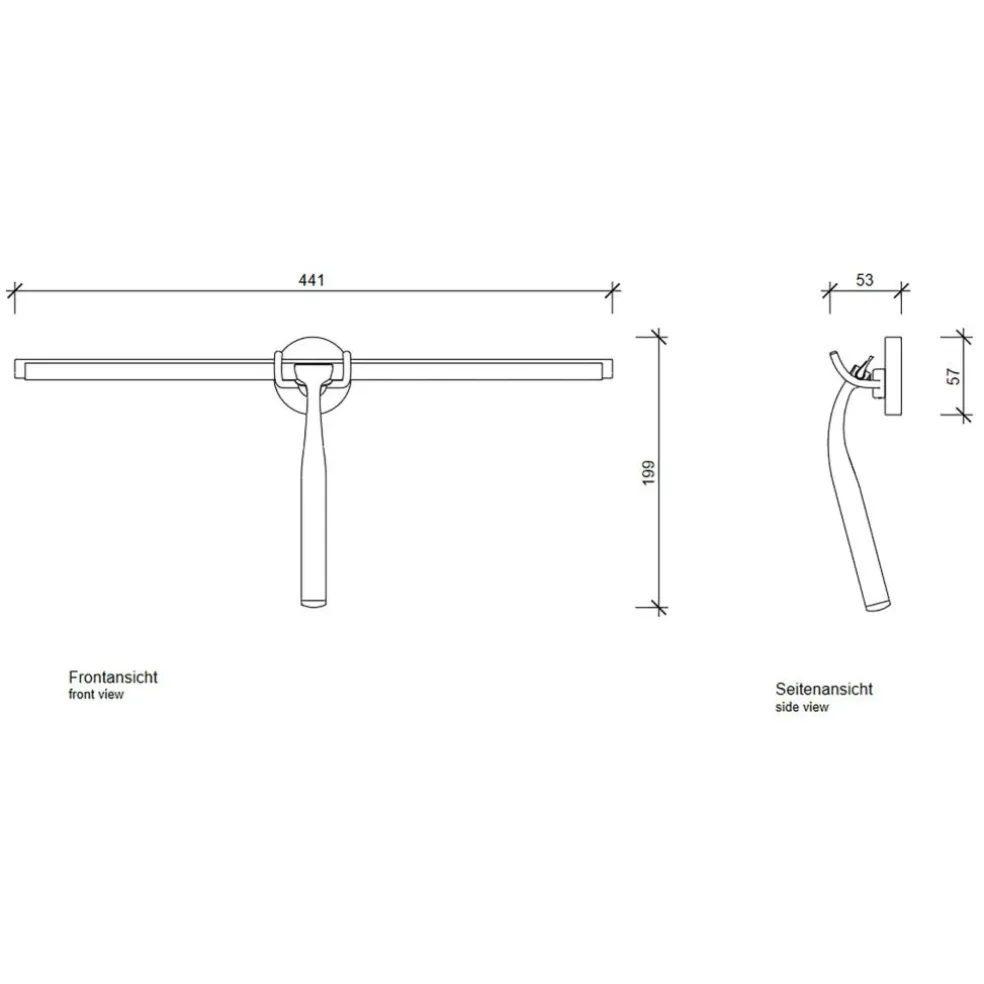 Quick XL Glaswischer mit Wandhalterung