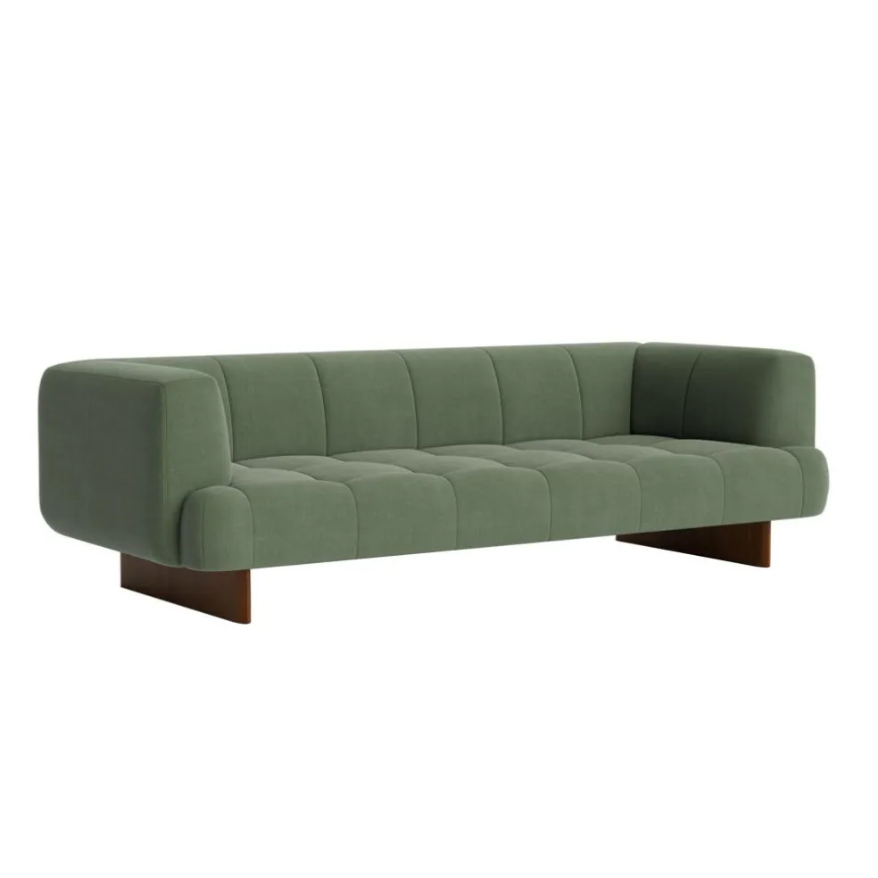 Quilton Lift 3-Sitzer Sofa Gestell Nussbaum