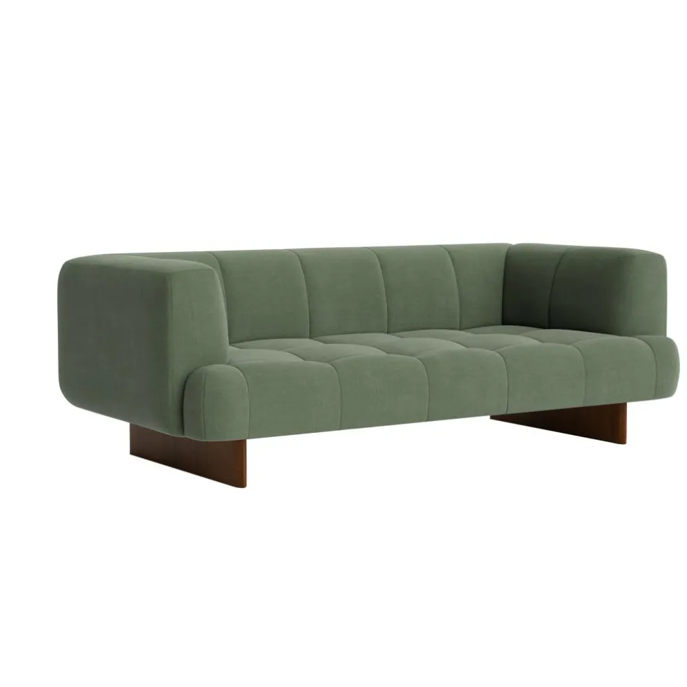 Quilton Lift 2-Sitzer Sofa Gestell Nussbaum