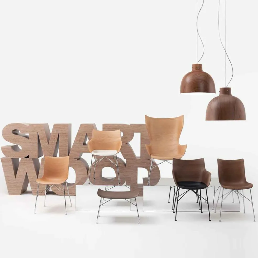 Q/Wood Armlehnstuhl 55x84x57cm