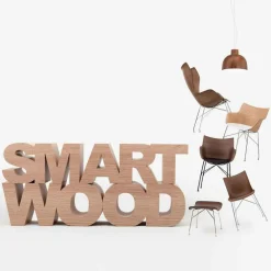 Q/Wood Armlehnstuhl 55x84x57cm