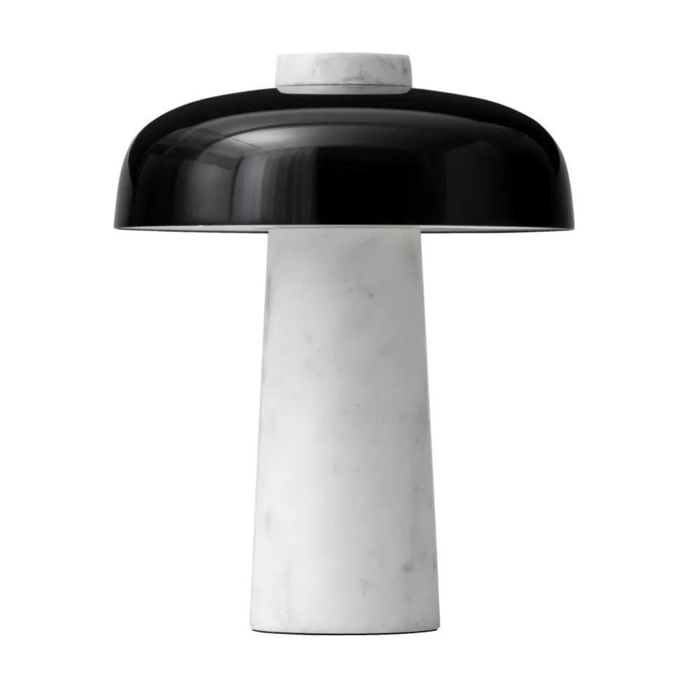 Reverse LED Tischleuchte Marmor