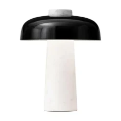 Reverse LED Tischleuchte Marmor