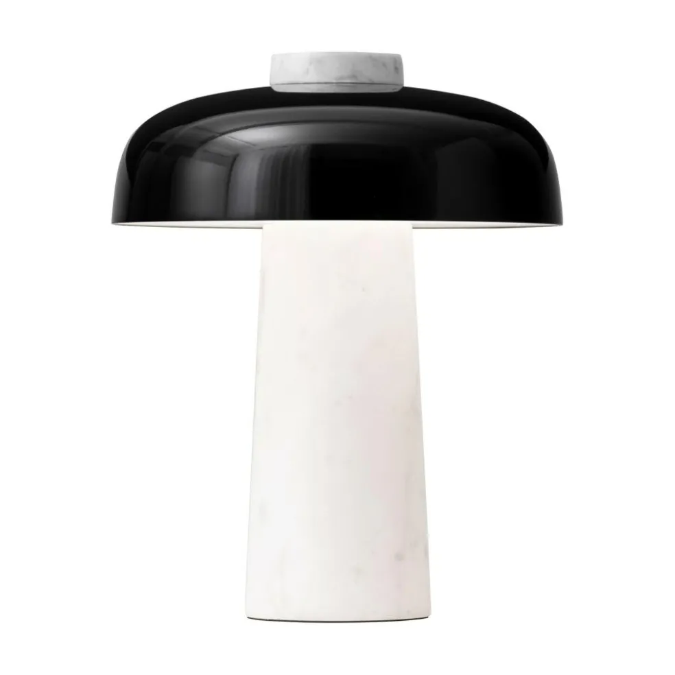 Reverse LED Tischleuchte Marmor
