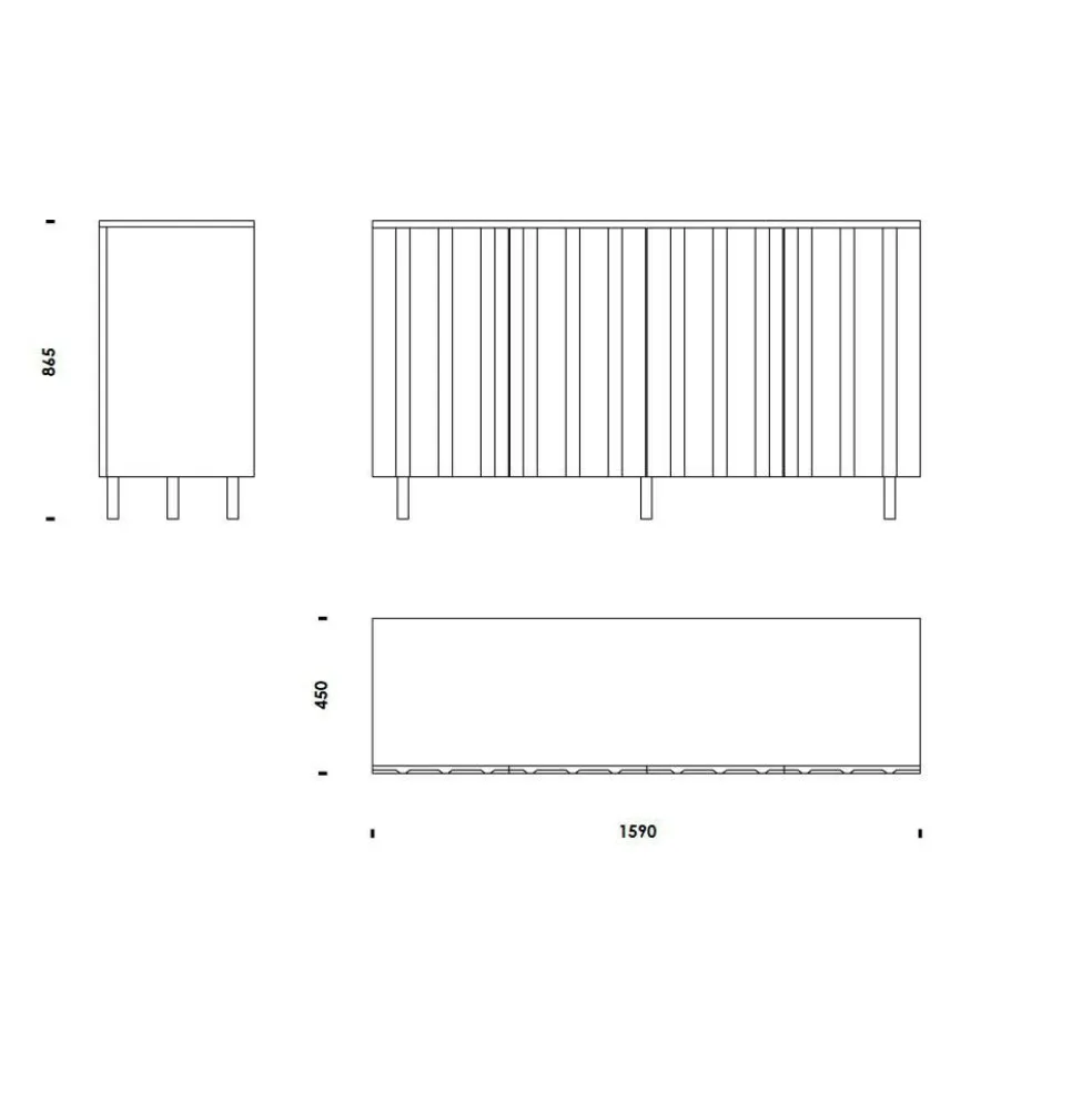 Rib Sideboard