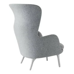 Ro™ JH1 Ohrensessel Stoff Füße aus Aluminium
