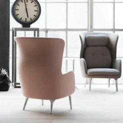 Ro™ JH1 Ohrensessel Stoff Füße aus Aluminium