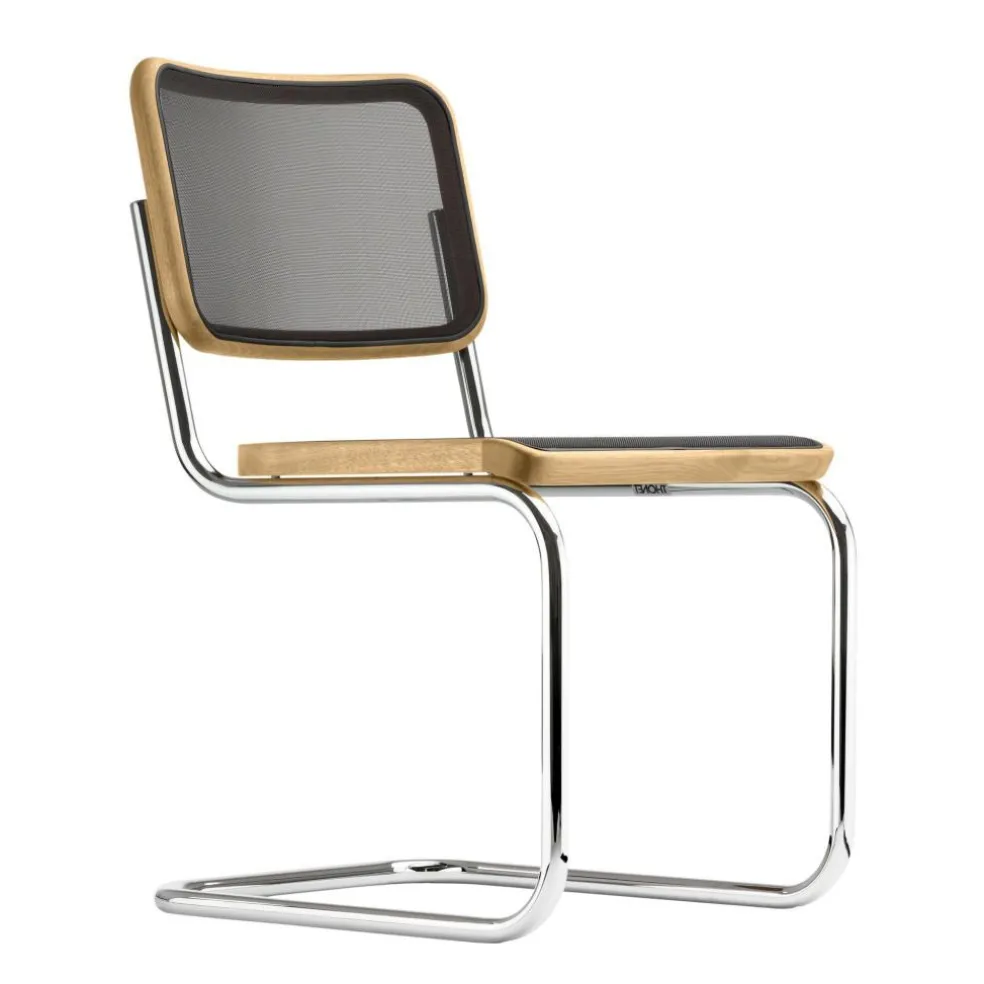 S 32 N Pure Materials Freischwinger Stuhl Eiche