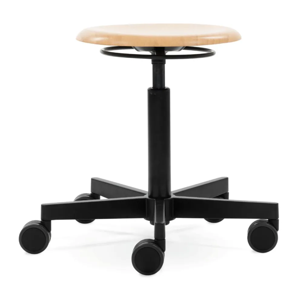 S 193 R 20 Drehhocker Gestell Schwarz