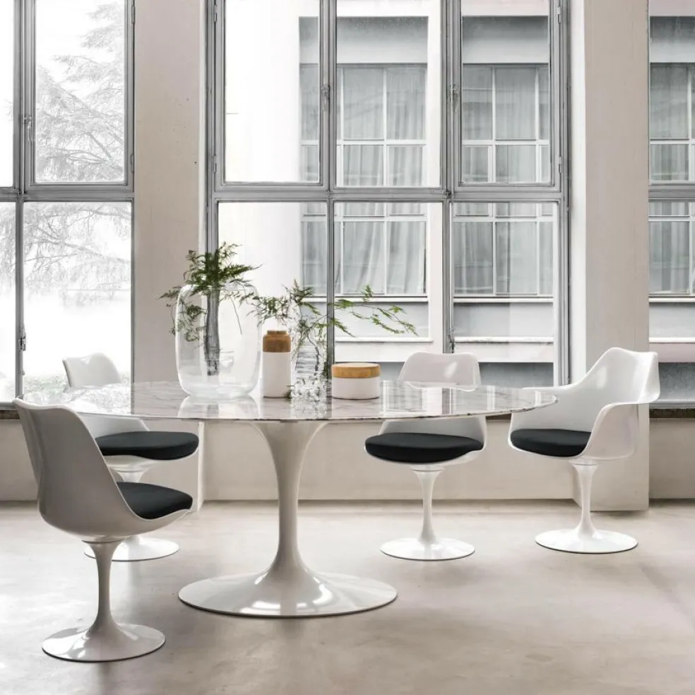 Saarinen Tulip Armlehnstuhl drehbar