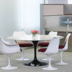 Saarinen Tulip Armlehnstuhl drehbar