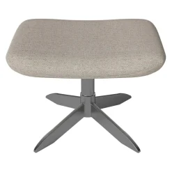 Saga Hocker Gestell satin