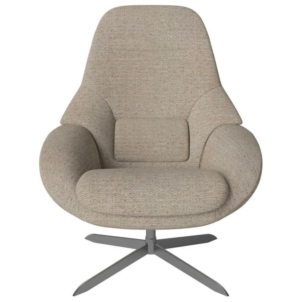 Saga Sessel Gestell satin
