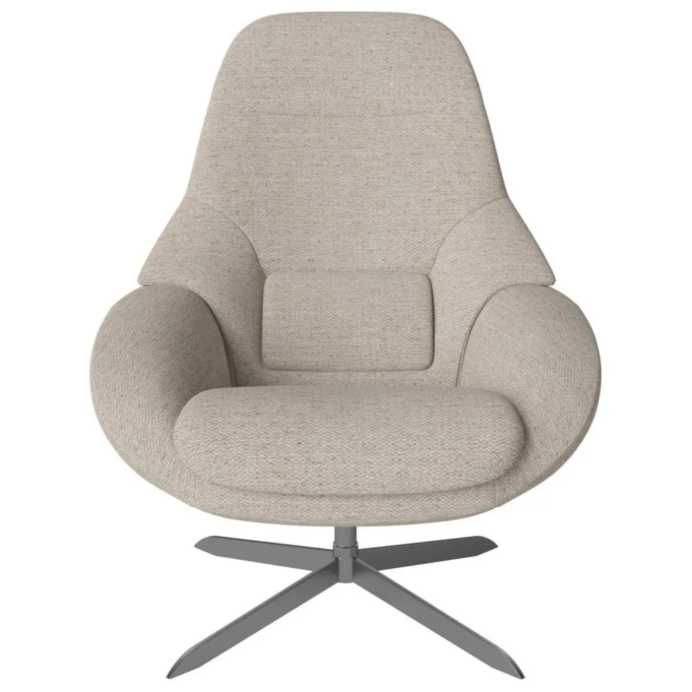 Saga Sessel Gestell satin